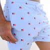 Men's USA Lined Swim Trunks