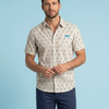 Men's Island Compass Weekend Button Up Shirt
