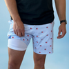 Men's USA Lined Swim Trunks